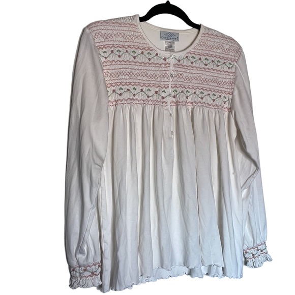 Cuddledown Intimates & Sleepwear New Plus Sized White Cuddledown